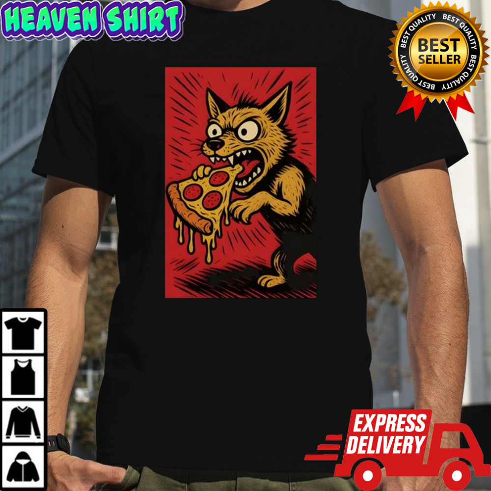 Dog vs Pizza Slice shirt