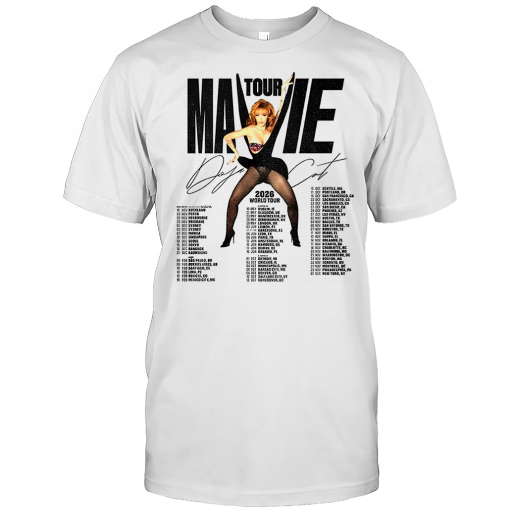 Doja Cat Tour Ma Vie World Tour 2026 shirt