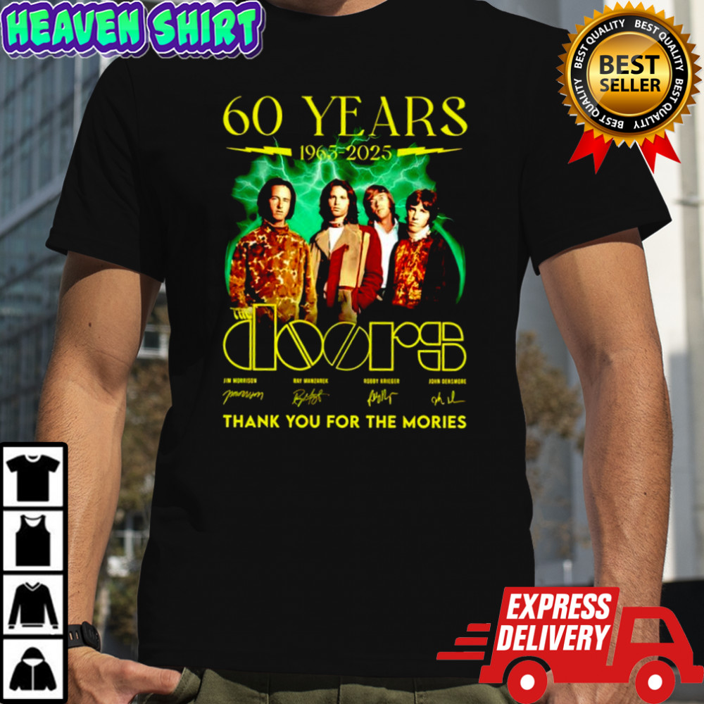 Doors 60 years 1965-2025 thank you for the memories actors’ signature shirt