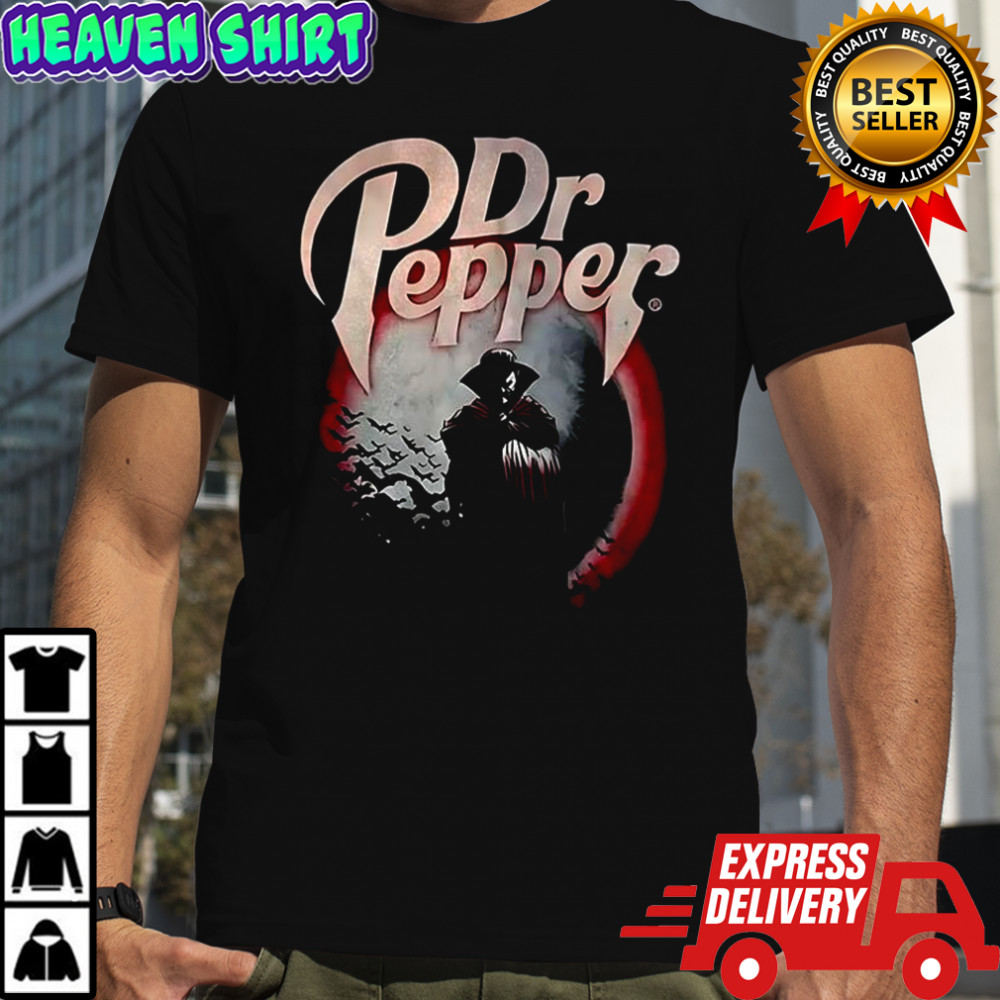 Dr Pepper Vampire Dracula Halloween shirt
