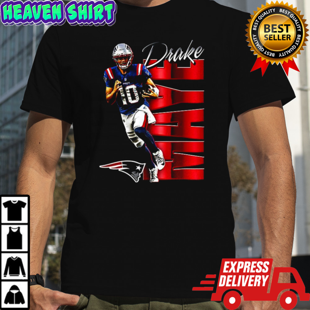 Drake Maye New England Patriots football celebration shirt