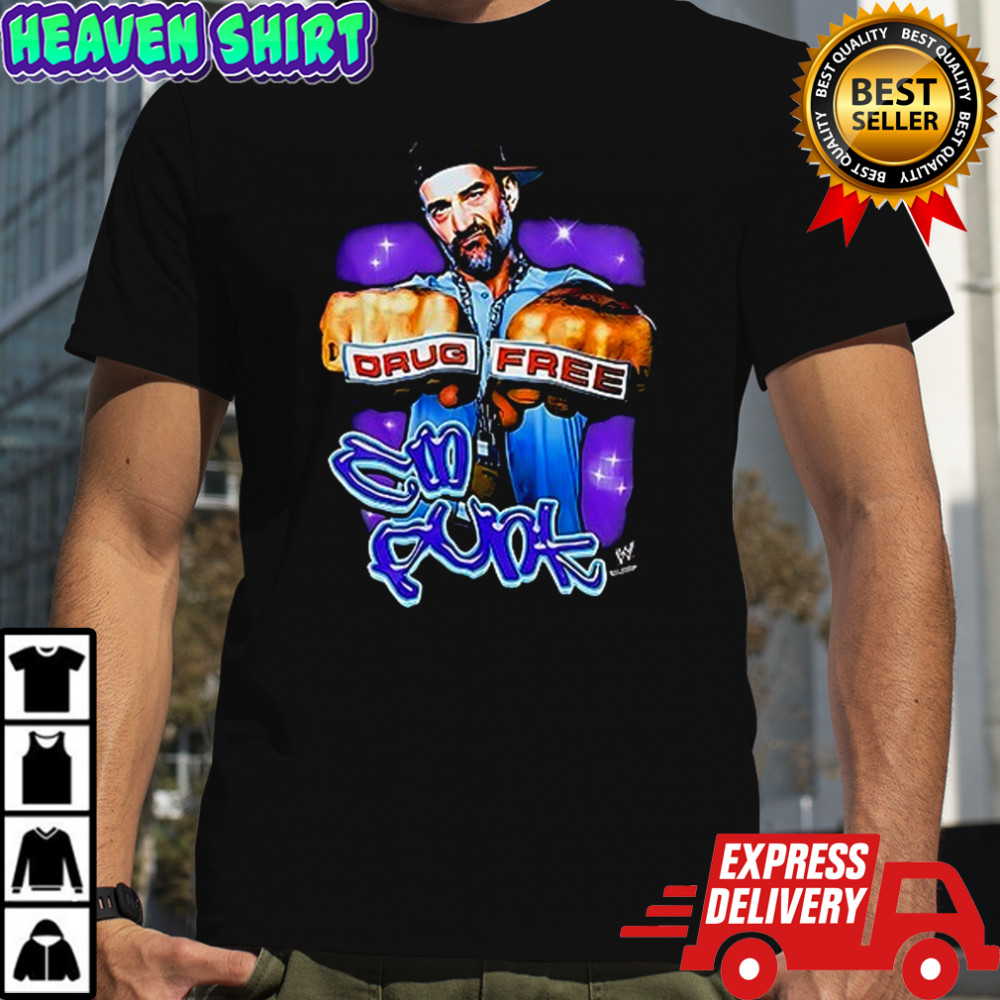 Drug free CM Punk Punk life shirt