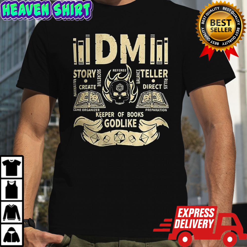 Dungeon Master Grunge Dungeons and Dragons shirt