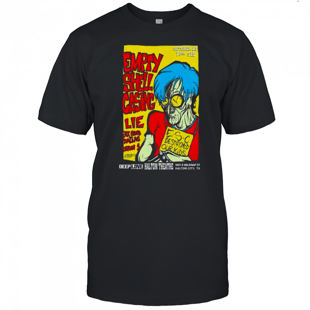 Empty Shell Casing Live Haltom City Texas 10 23 2025 T-Shirt