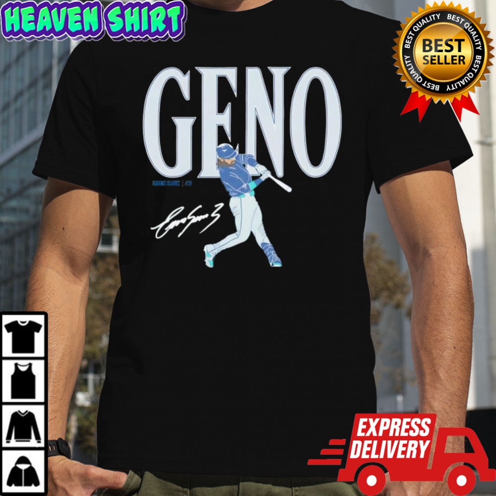 Eugenio Suarez Seattle Mariners Geno Baseball MLB Signature Shirt