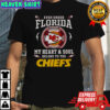 Even Under Florida Sunshine My Heart And Soul Belong To The Kansas City Chiefs T-Shirt