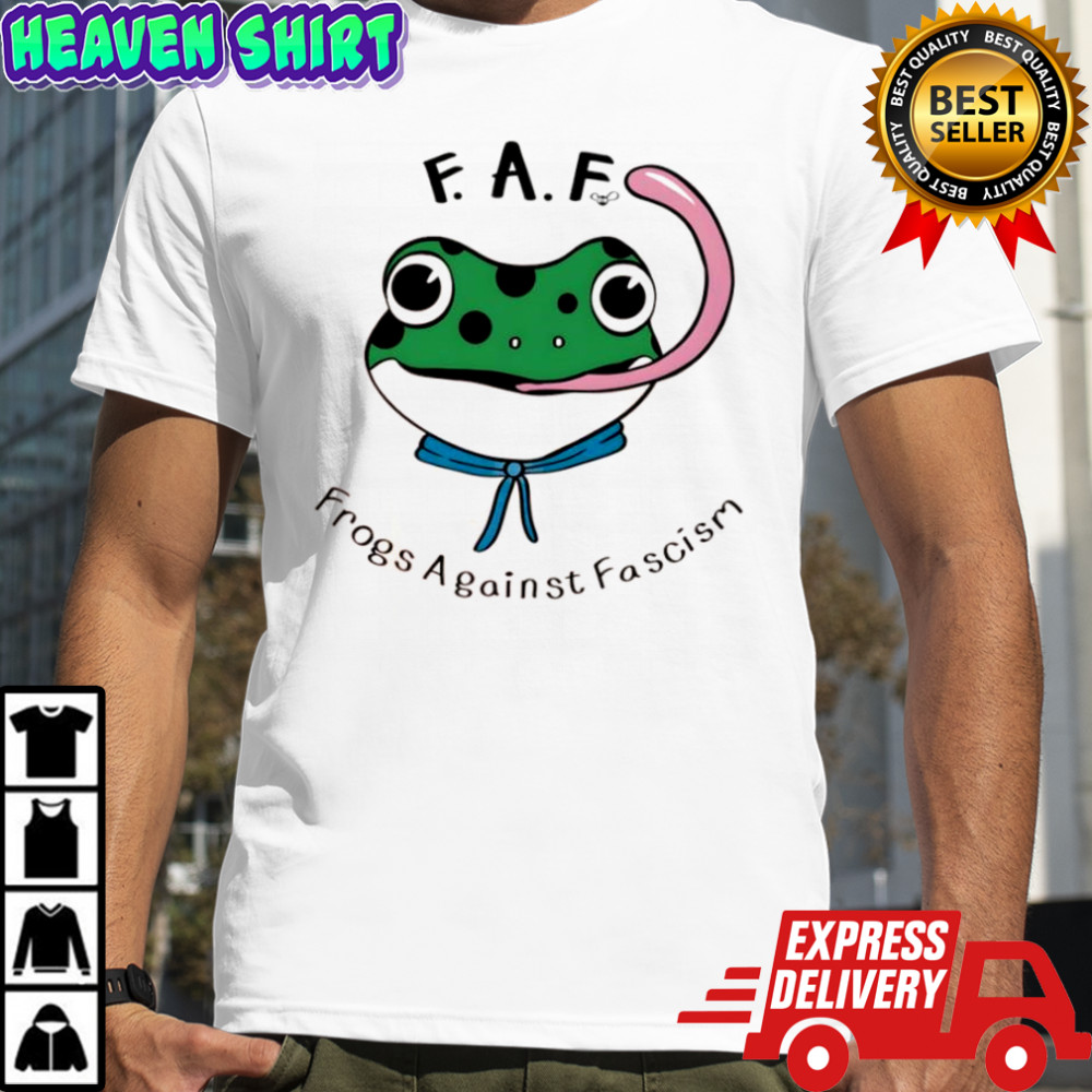 F.a.f frogs against fascism shirt