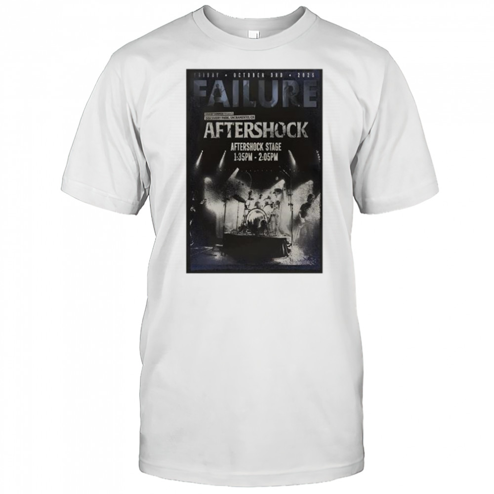 Failure Discovery Park Sacramento Tour Poster Shirt