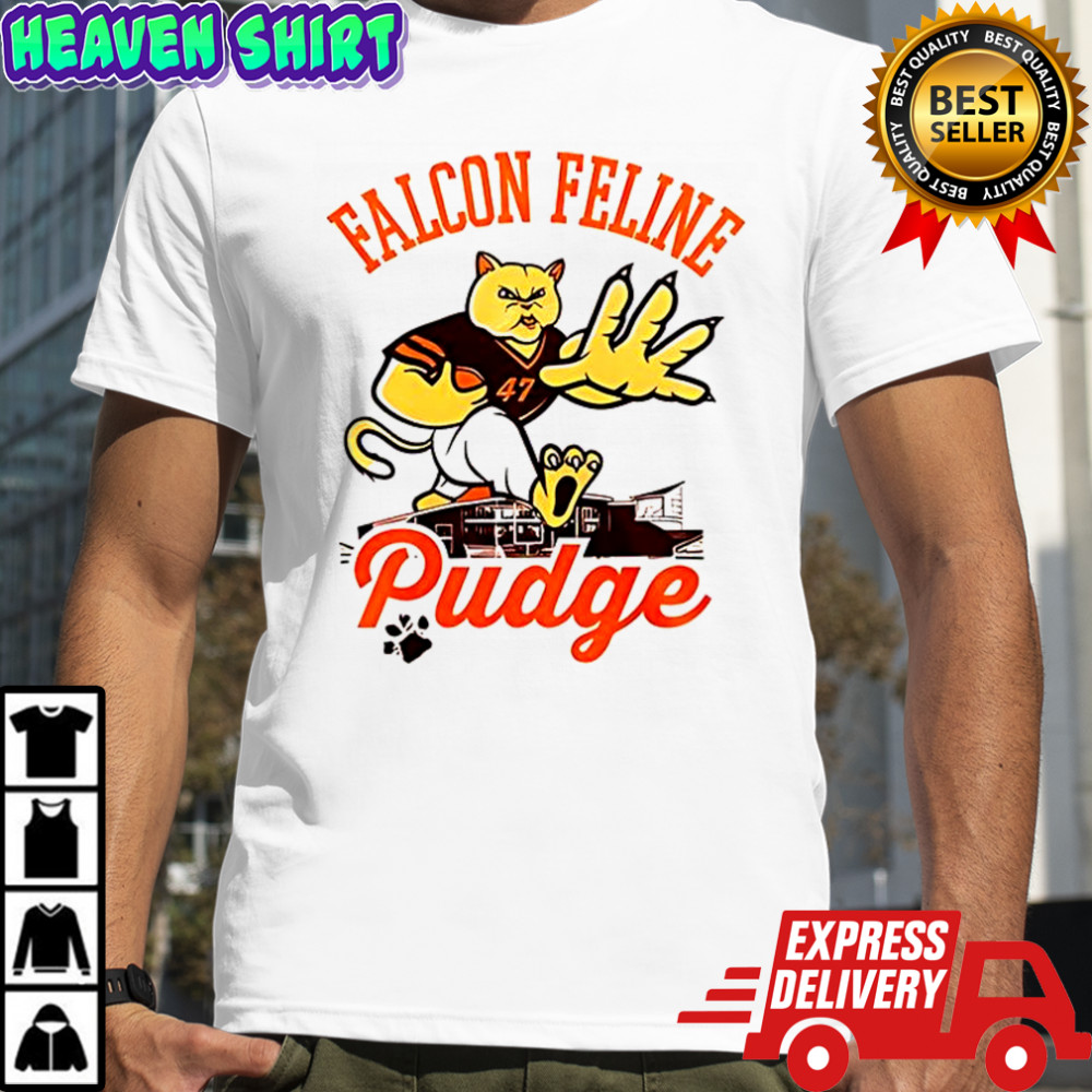 Falcon Felline Pudge the Cat BGSU Football shirt