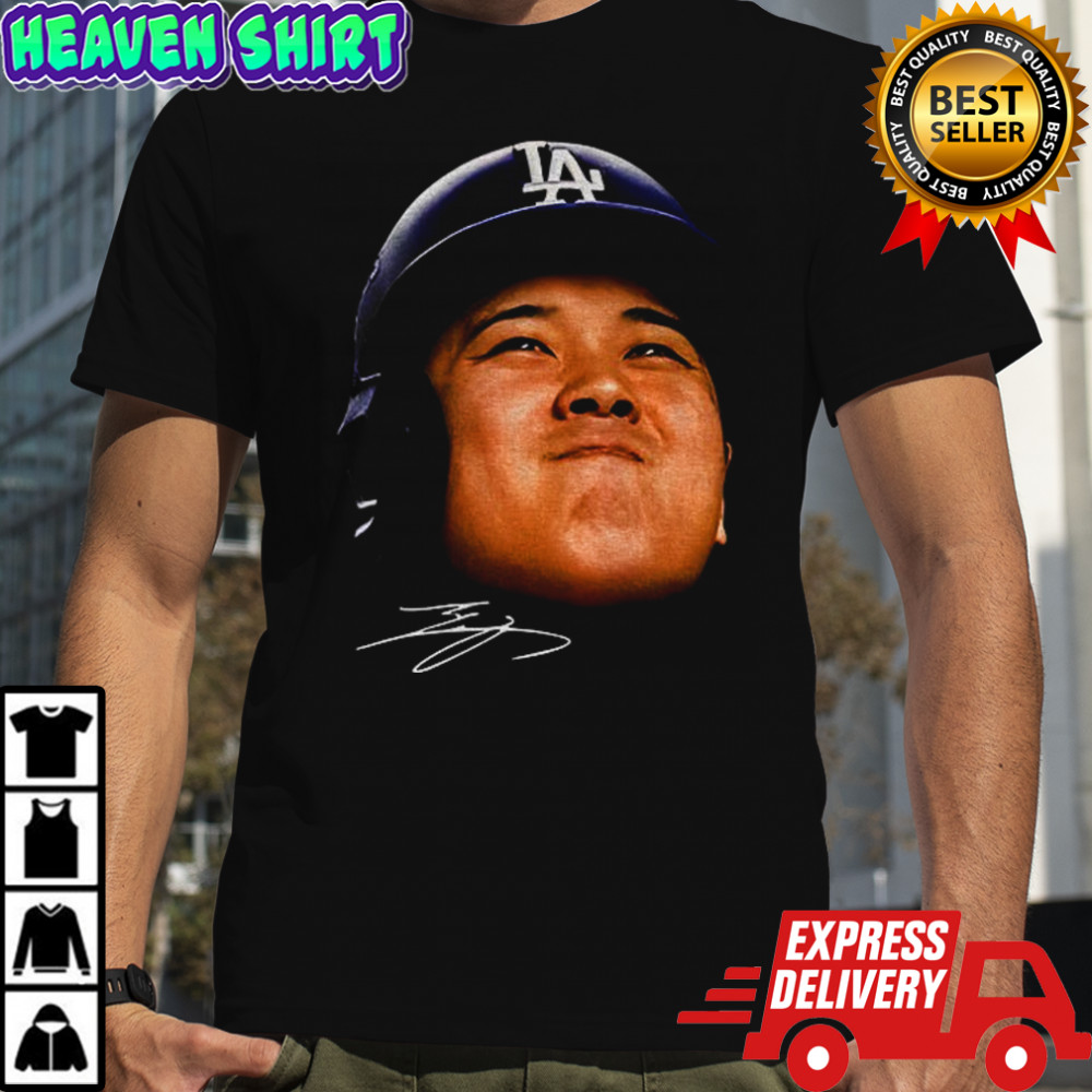 Fan Inspired Shohei Ohtani Los Angeles Dodgers meme signature shirt