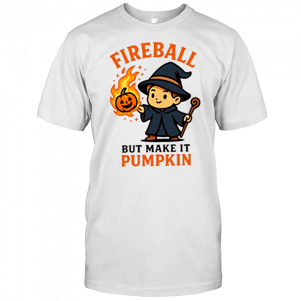 Fireball But Make It Pumpkin Dungeons and Dragons shirt
