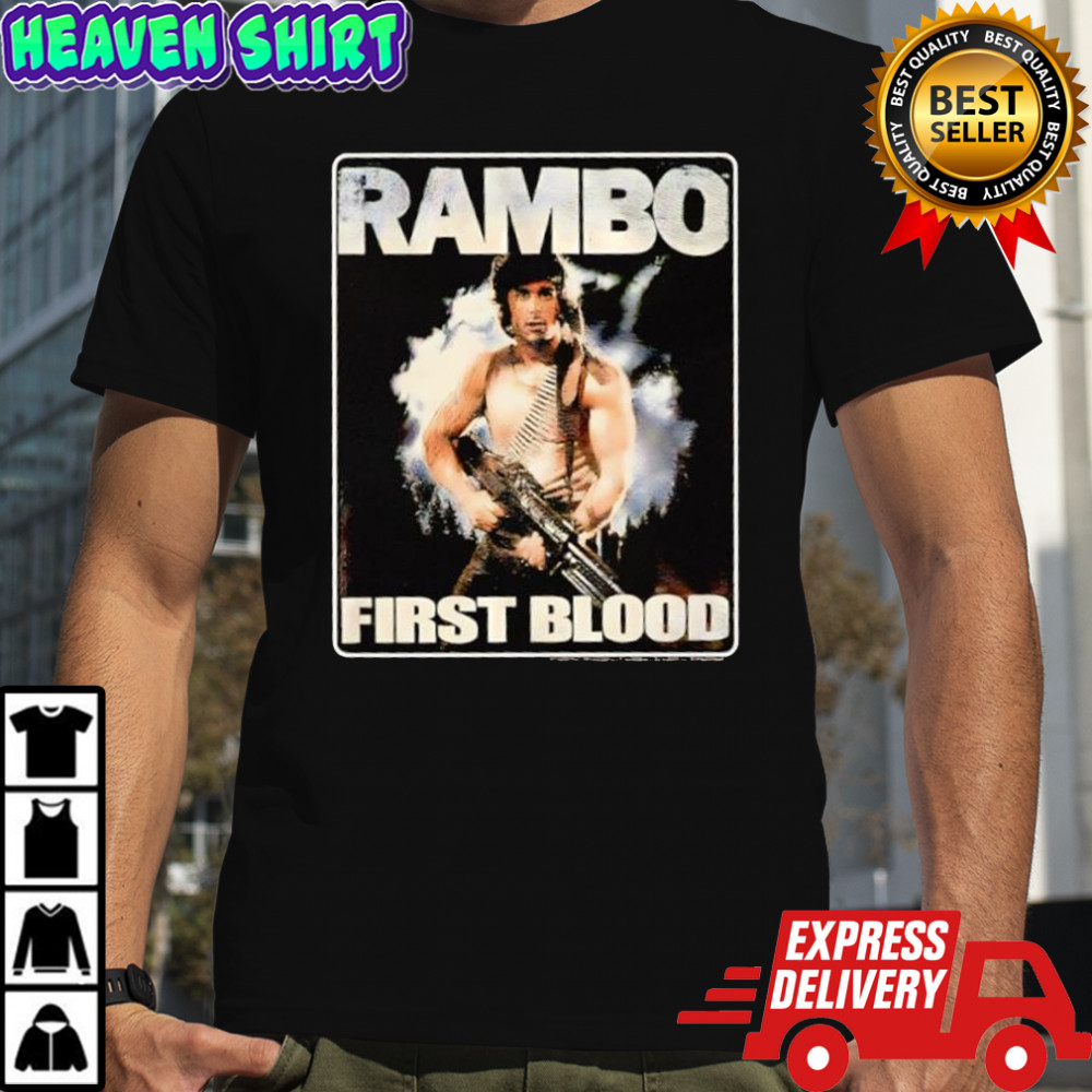 First Blood John Rambo 1982 film poster shirt
