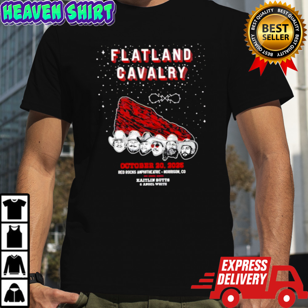 Flatland Cavalry Red Rocks Morrison Colorado Oct 20 2025 shirt