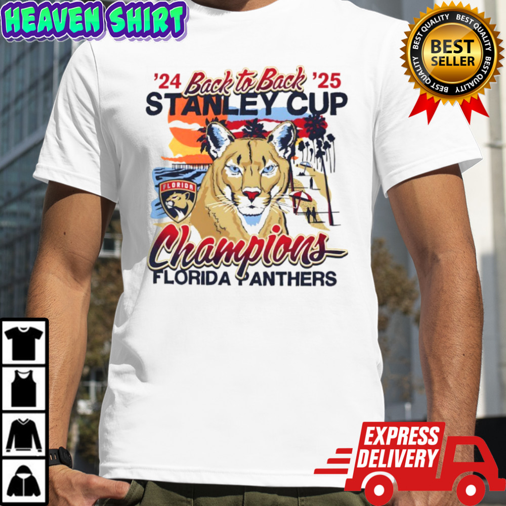 Florida Panthers Back To Back Stanley Cup Champions Shirt