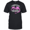 Fourth Wing I Survived Threshing Dragon T-shirt