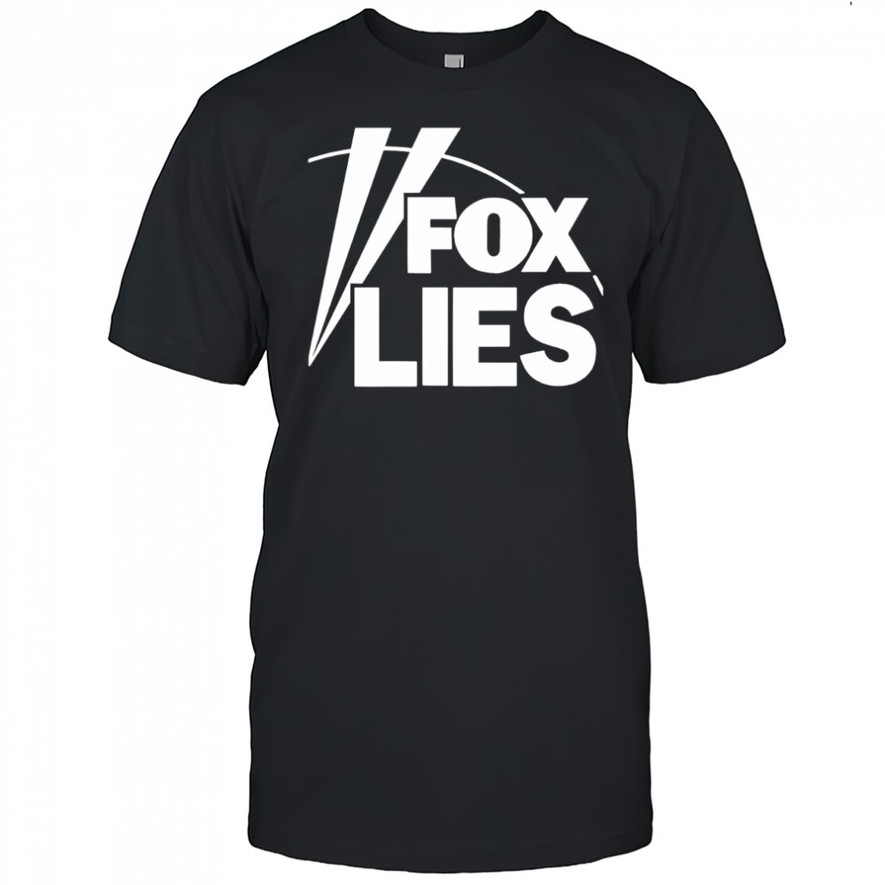 Fox Lies logo shirt