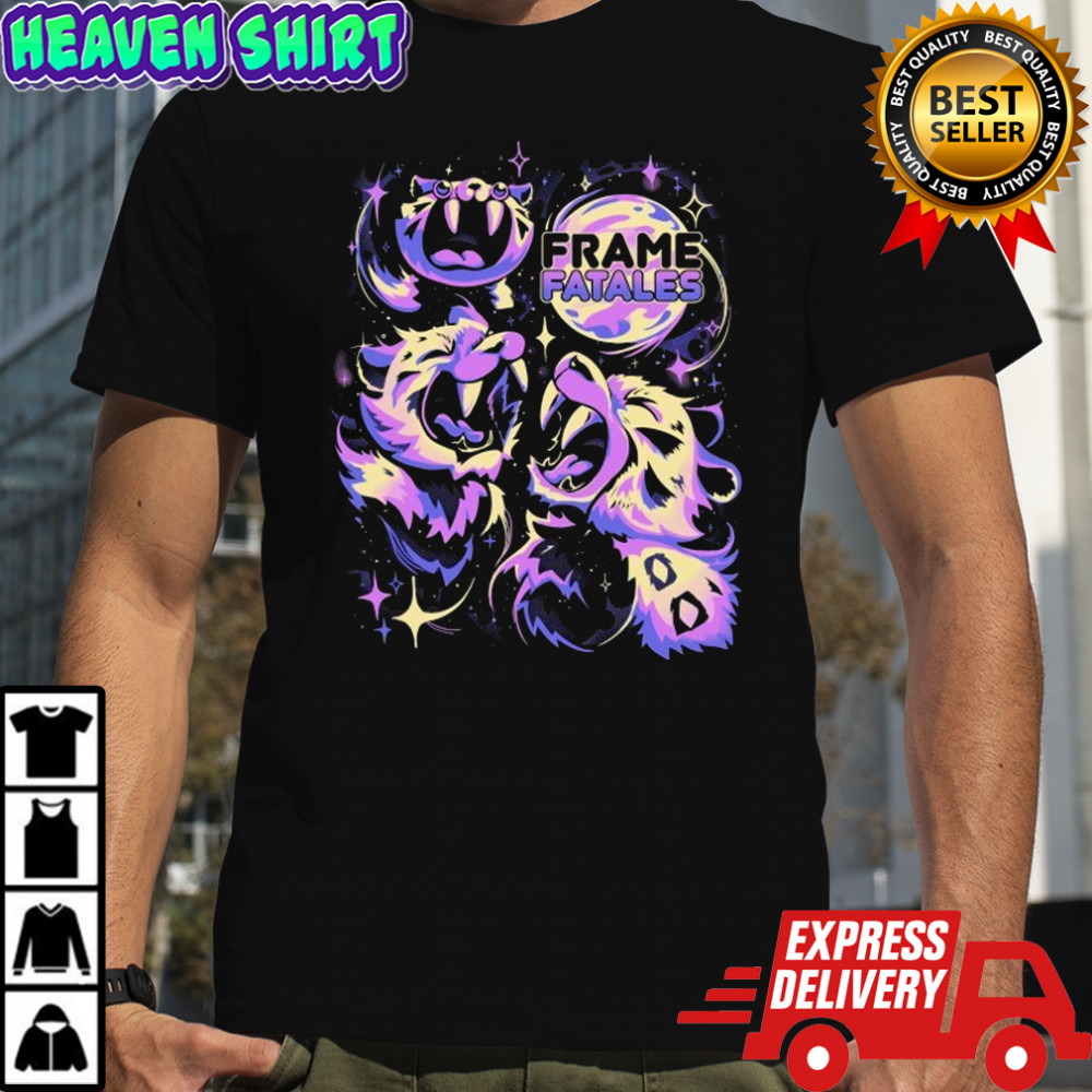 Frame Fatales Games Done Quick Three Faith Moon T-shirt