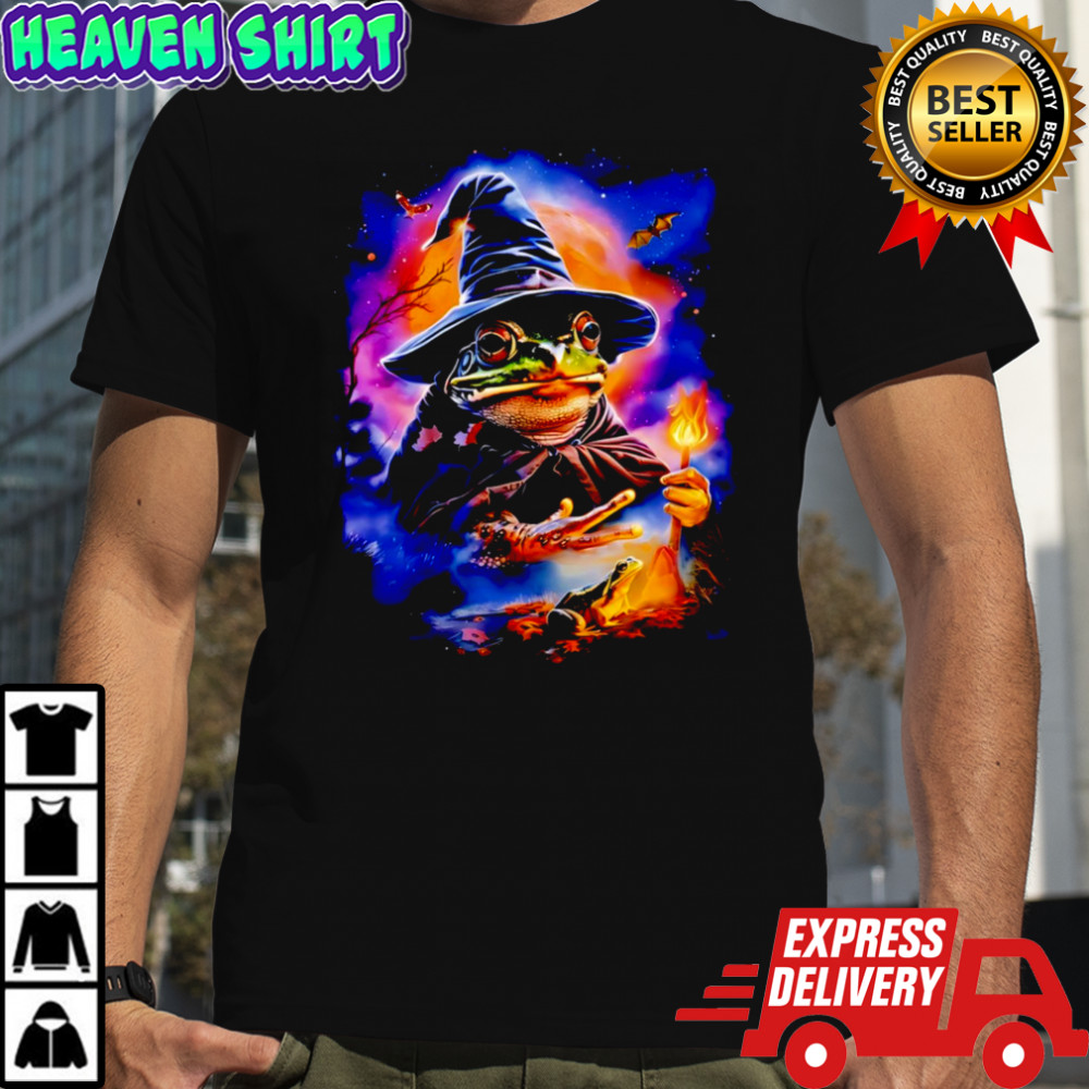 Frog Protest Resist Frog Wizard Frog Witch Halloween galaxy shirt