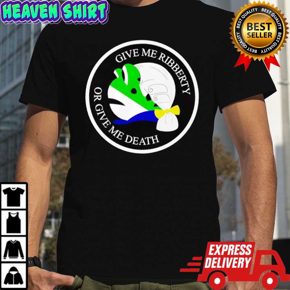 Frog wearing judge’s wig give me ribberty or give me death meme shirt