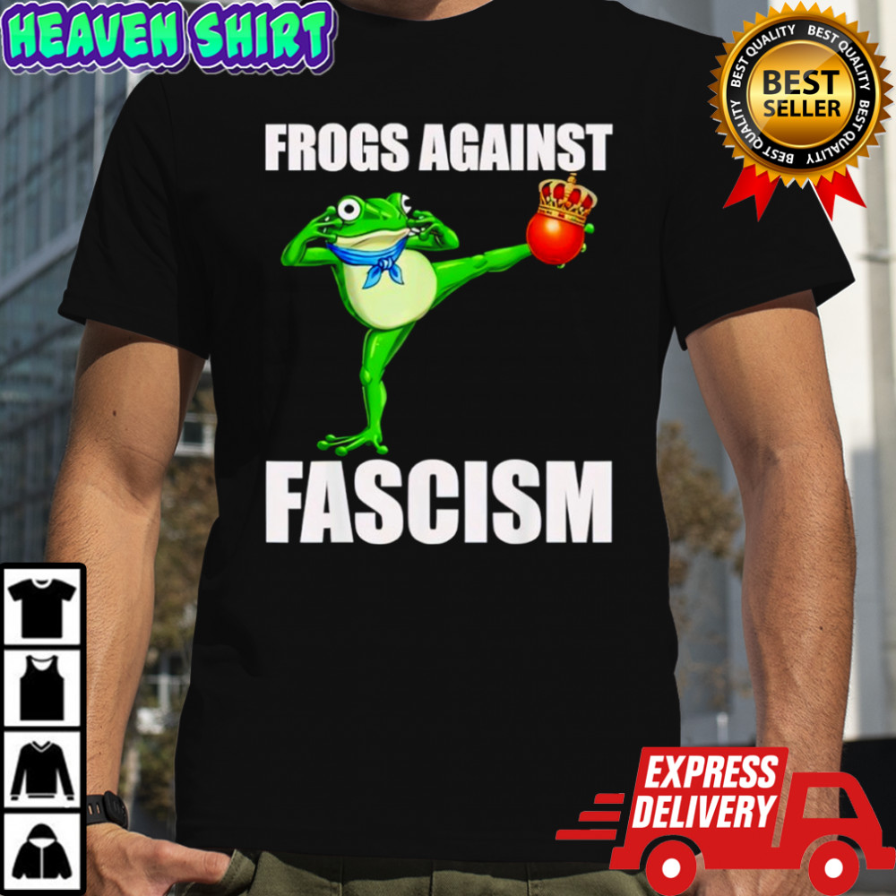Frogs Against Fascism No Kings in Portland Frog Protest shirt