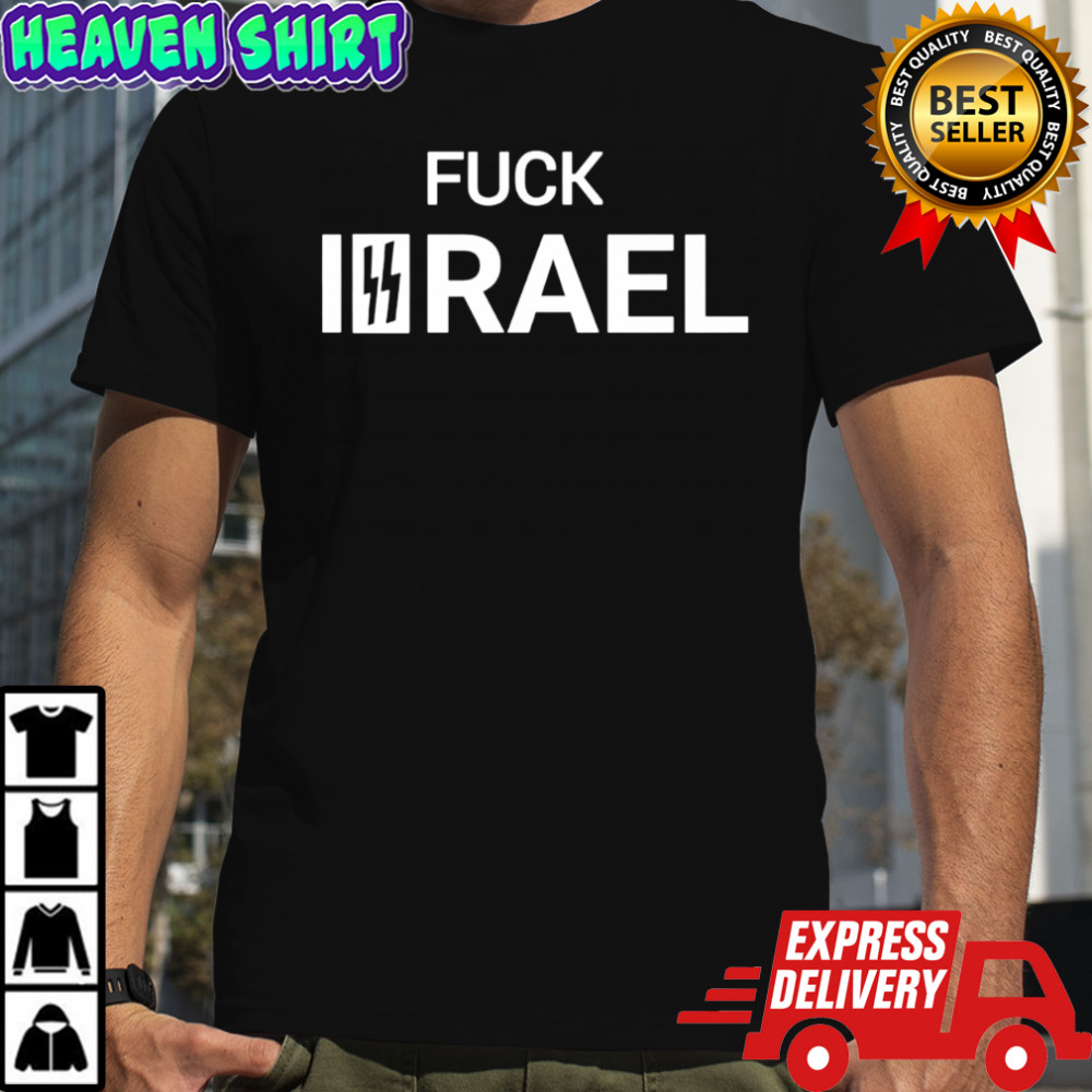 Fuck Israel SS Runes Flag shirt