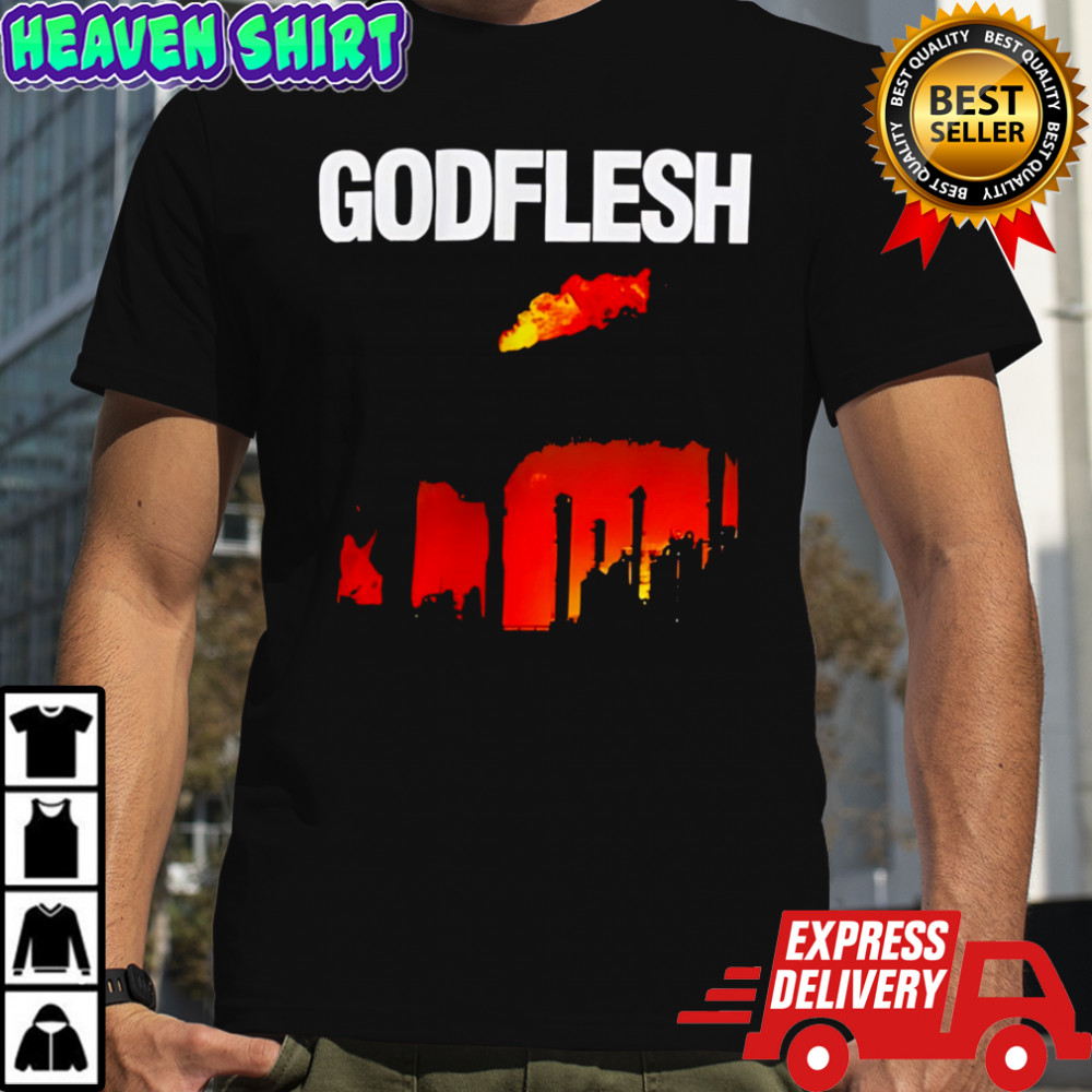 Funny Godflesh forest fire shirt