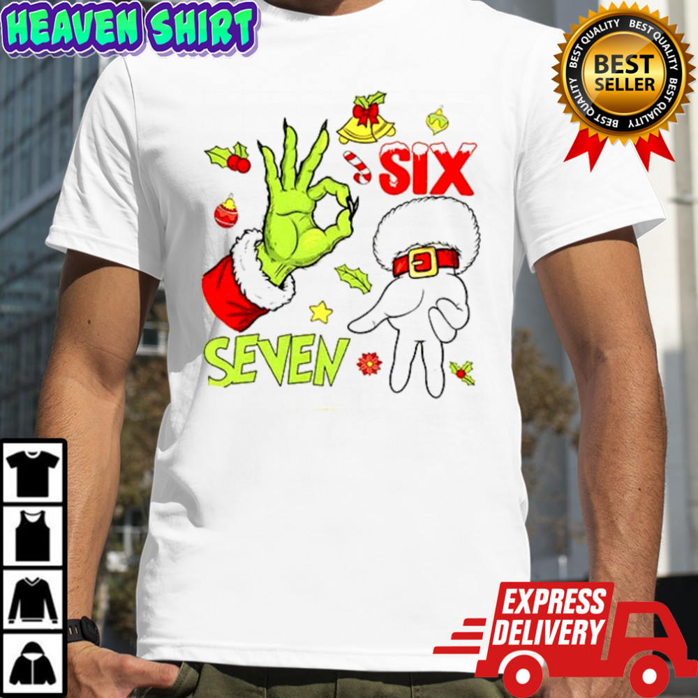 Funny Six Seven Meme Christmas Mean Guy shirt