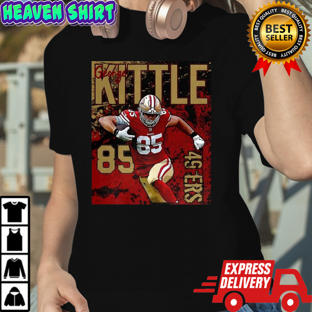 George Kittle San Francisco 49ers football number 85 Illustration shirt