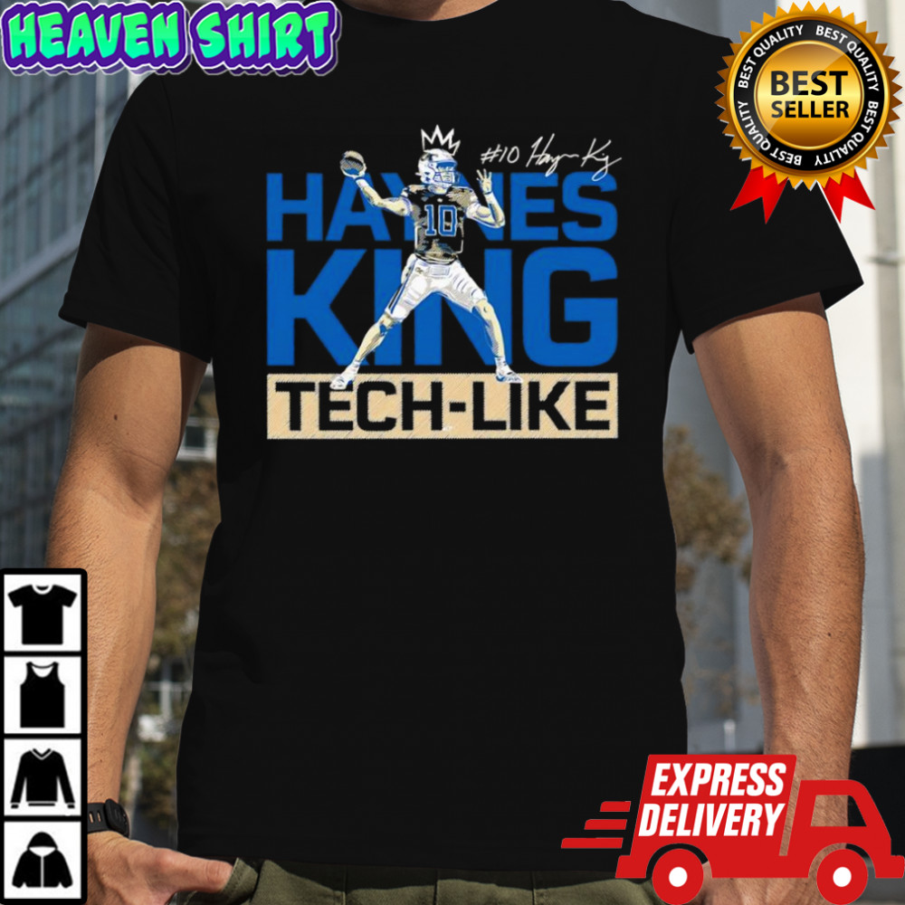 Georgia Tech Haynes King Tech Like player graphic shirt