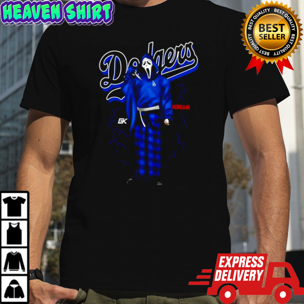Ghostface Dodgers Los Angeles Dodgers Halloween shirt
