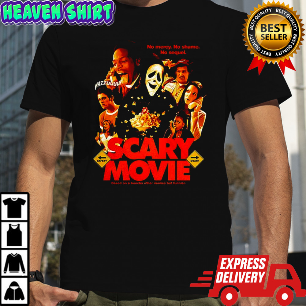 Ghostface Wazzupp Scary movie no mercy no shame no sequel Halloween shirt