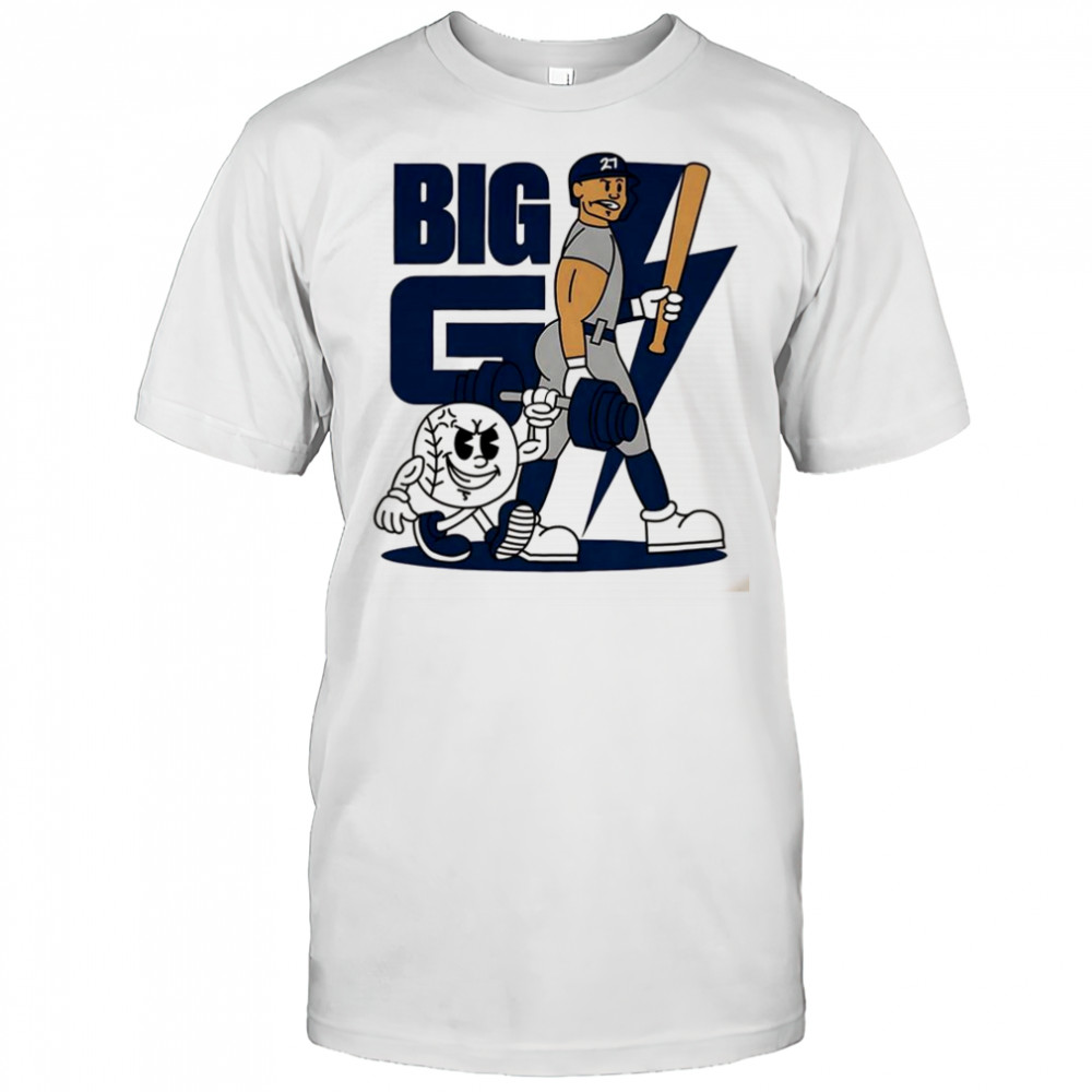 Giancarlo Stanton New York Yankees baseball Big G cartoon shirt