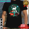 Goat tree swallow folk art style shirt