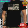 God Family Country Freedom flag shirt