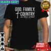 God Family Country in that order Charlie Kirk quote shirt