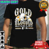 Gold Blooded Rivalry helmet logo shirt