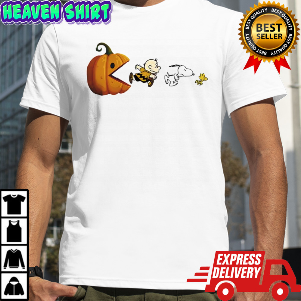 Great Pumpkin Charlie Brown Peanuts characters graphic shirt