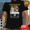 Green Bay Packers Legends Signatures T-shirt