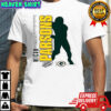 Green Bay Packers Micah Parsons yards silhouette signature shirt