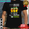 Green Bay Packers players normal heartbeat deceased heartbeat heartbeat watching Packers signatures shirt