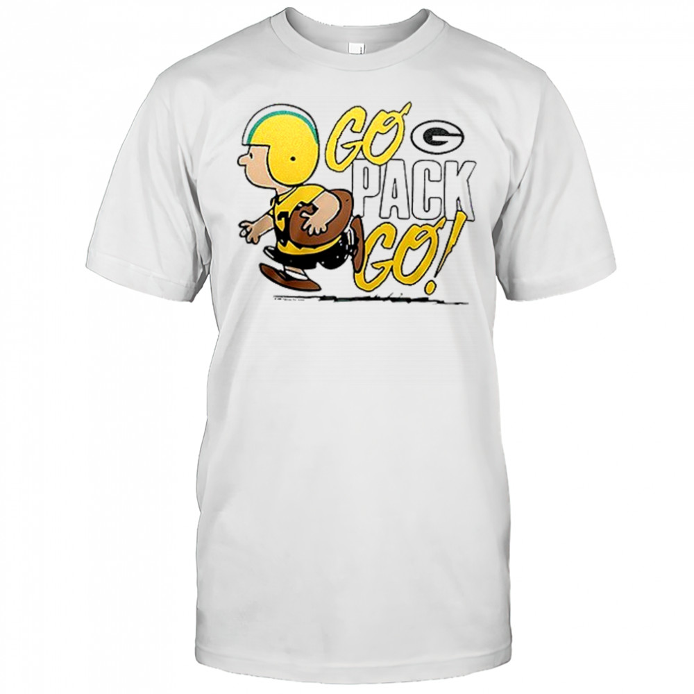 Green Bay Packers x Peanuts Snoopy go Pack go winter cartoon shirt