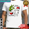 Grinch and Santa Claus hand trending six seven meme Merry Christmas shirt