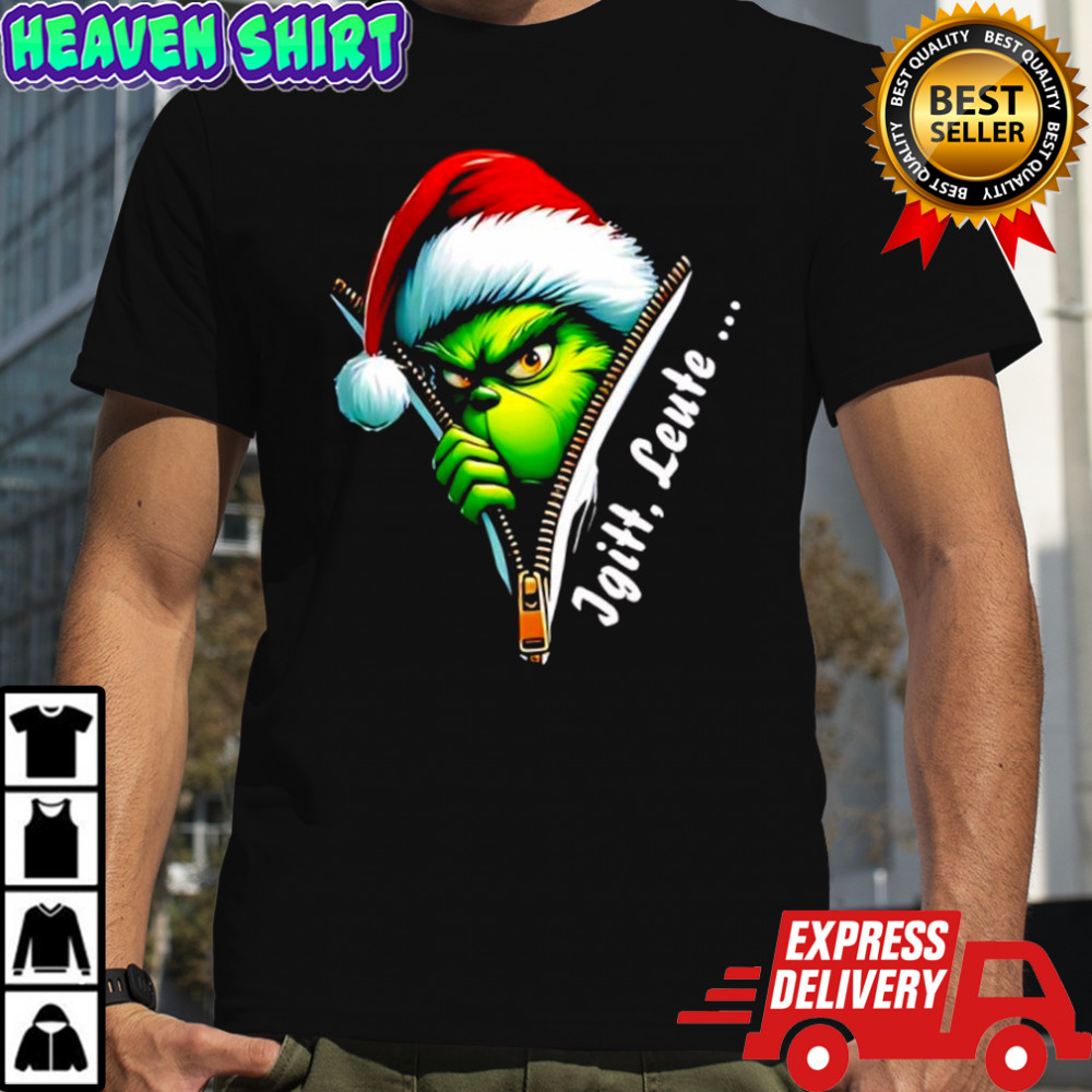 Grinch Christmas Igitt Leute Ew people shirt