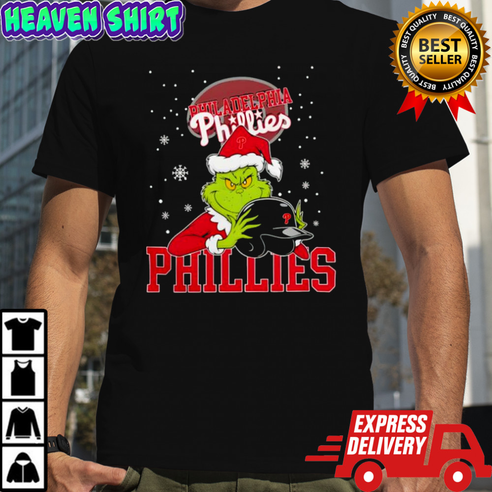 Grinch Christmas MLB Philadelphia Phillies Baseball Logo Christmas shirt