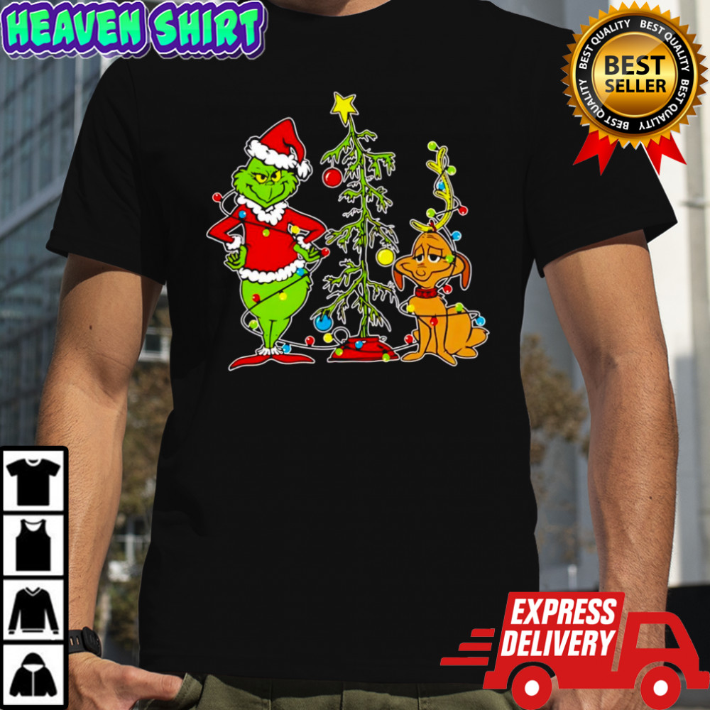 Grinch Dog Max Light Christmas 2025 shirt