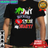 Grinch hand my Colorado rockies stole my heart Christmas shirt