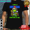 Grinch i work at Canada Post logo it’s fine everything is fine shirt