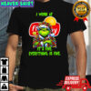 Grinch i work at Frito Lay logo it’s fine everything is fine shirt