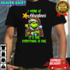 Grinch i work at Hardee’s logo it’s fine everything is fine shirt