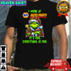 Grinch i work at NAPA Auto Parts logo it’s fine everything is fine shirt